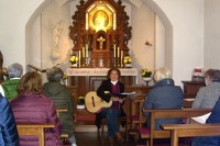 Witterungsbedingt findet der musikalische Pilgerweg in der Schönstatt-Kapelle statt (Foto: Engelhardt)